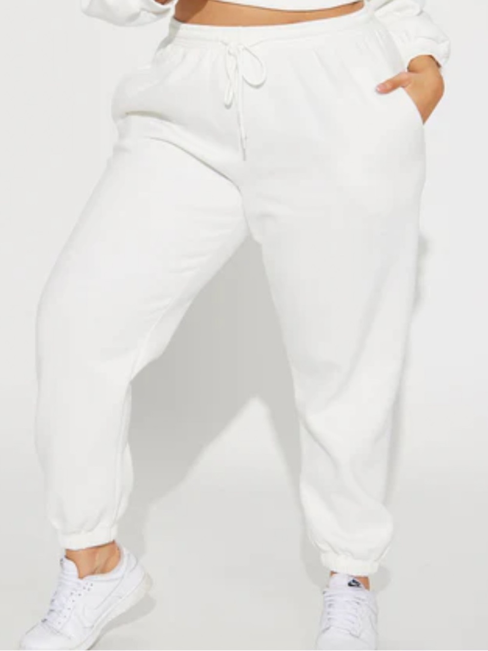 Fashion Nova | Breezy Day Jogger - White